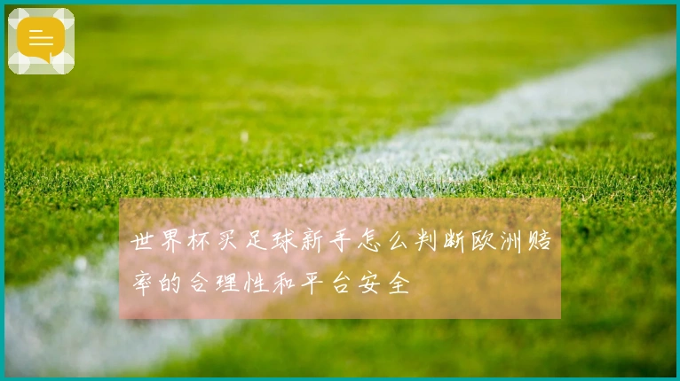世界杯买足球新手怎么判断欧洲赔率的合理性和平台安全
