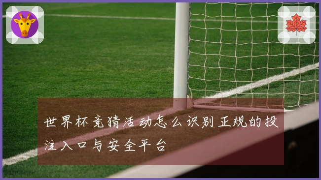 世界杯竞猜活动怎么识别正规的投注入口与安全平台